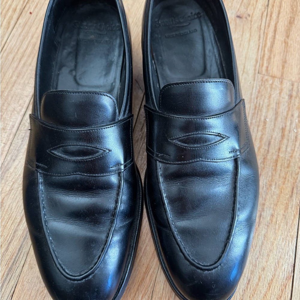 Stuart’s Choice Men’s elegant, black leather dress shoe Size 10